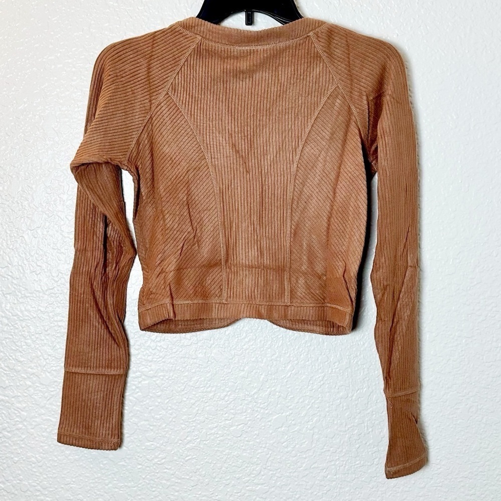 NWT Area Stars Ribbed Long Sleeve Top - Picture 4 of 4